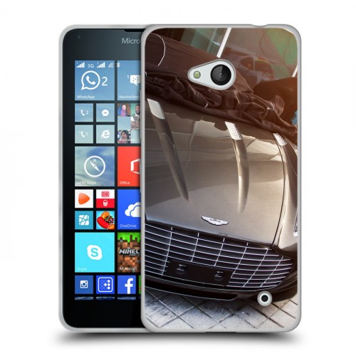 Дизайнерский пластиковый чехол для Microsoft Lumia 640 Aston Martin