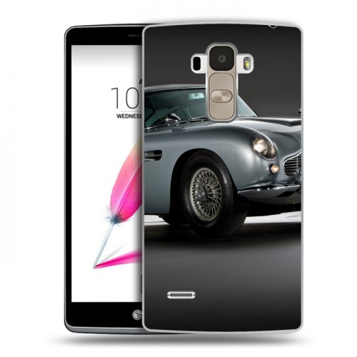 Дизайнерский пластиковый чехол для LG G4 Stylus Aston Martin