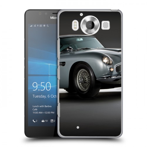 Дизайнерский пластиковый чехол для Microsoft Lumia 950 Aston Martin