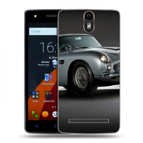 Дизайнерский силиконовый чехол для Wileyfox Storm Aston Martin