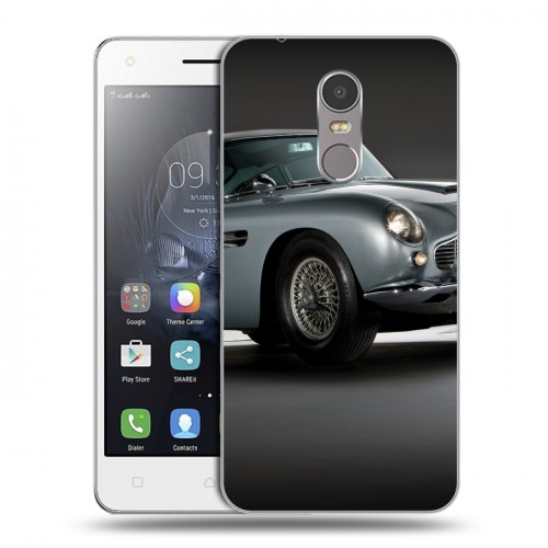 Дизайнерский пластиковый чехол для Lenovo K6 Note Aston Martin