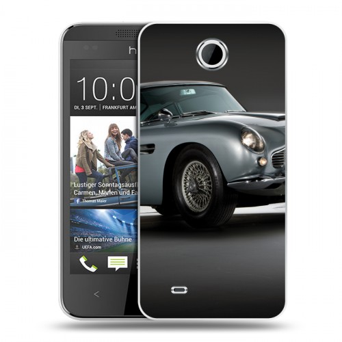 Дизайнерский пластиковый чехол для HTC Desire 300 Aston Martin