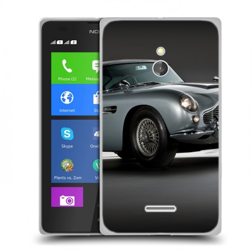 Дизайнерский силиконовый чехол для Nokia XL Aston Martin