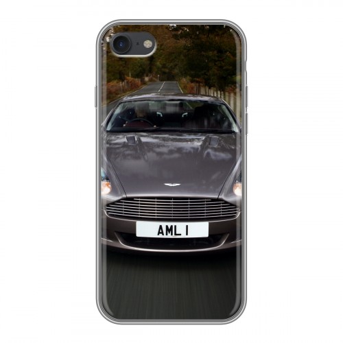 Дизайнерский силиконовый чехол для Iphone 7 Aston Martin