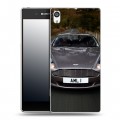 Дизайнерский пластиковый чехол для Sony Xperia E5 Aston Martin