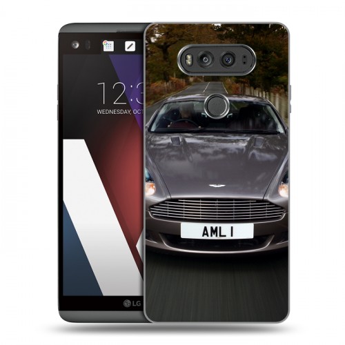 Дизайнерский пластиковый чехол для LG V20 Aston Martin