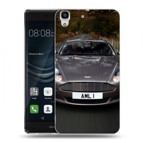 Дизайнерский пластиковый чехол для Huawei Y6II Aston Martin