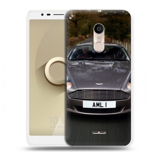 Дизайнерский силиконовый чехол для Alcatel 3C Aston Martin