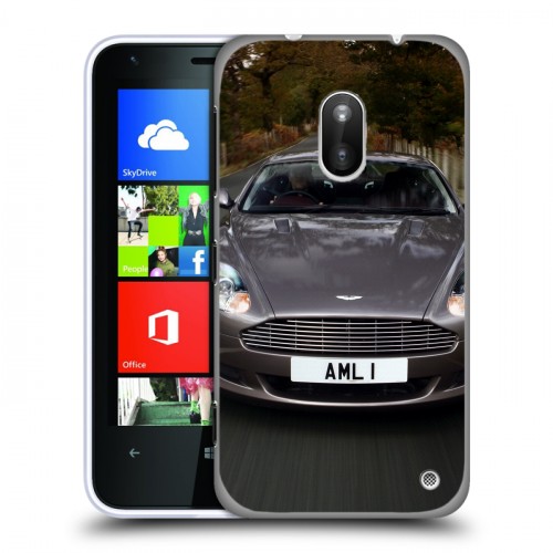 Дизайнерский пластиковый чехол для Nokia Lumia 620 Aston Martin