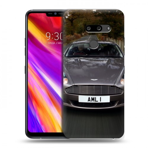 Дизайнерский пластиковый чехол для LG G8 ThinQ Aston Martin