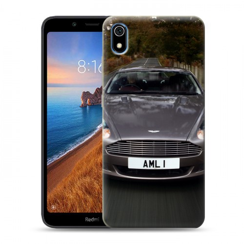 Дизайнерский силиконовый чехол для Xiaomi RedMi 7A Aston Martin