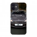 Дизайнерский силиконовый с усиленными углами чехол для Iphone 12 Mini Aston Martin