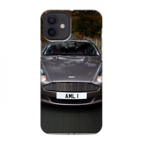 Дизайнерский силиконовый чехол для Iphone 12 Aston Martin