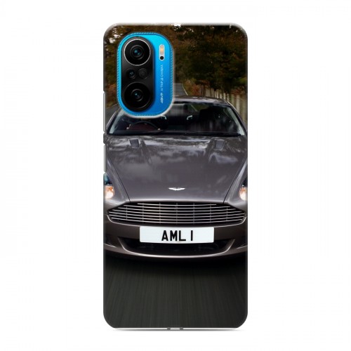 Дизайнерский силиконовый чехол для Xiaomi Poco F3 Aston Martin