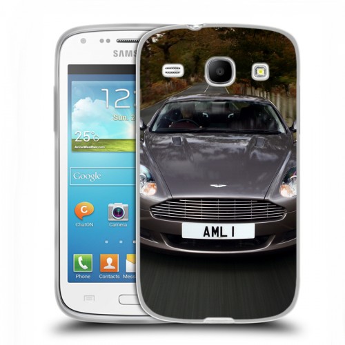 Дизайнерский пластиковый чехол для Samsung Galaxy Core Aston Martin