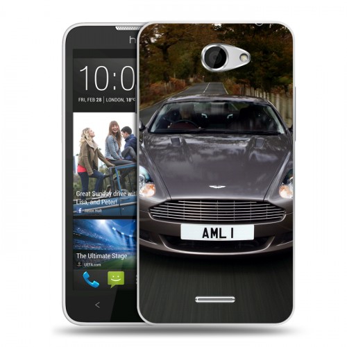 Дизайнерский пластиковый чехол для HTC Desire 516 Aston Martin