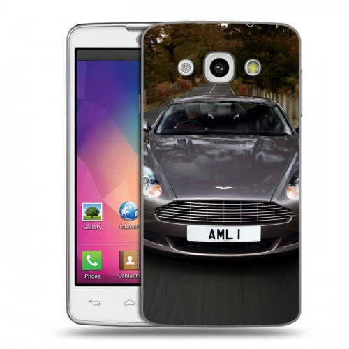 Дизайнерский пластиковый чехол для LG L60 Aston Martin