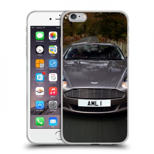 Дизайнерский силиконовый чехол для Iphone 6 Plus/6s Plus Aston Martin