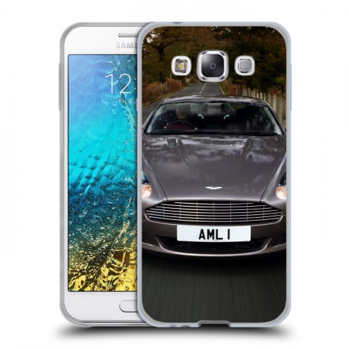 Дизайнерский пластиковый чехол для Samsung Galaxy E5 Aston Martin