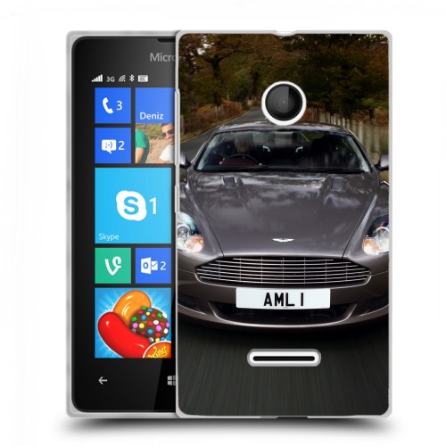 Дизайнерский пластиковый чехол для Microsoft Lumia 435 Aston Martin