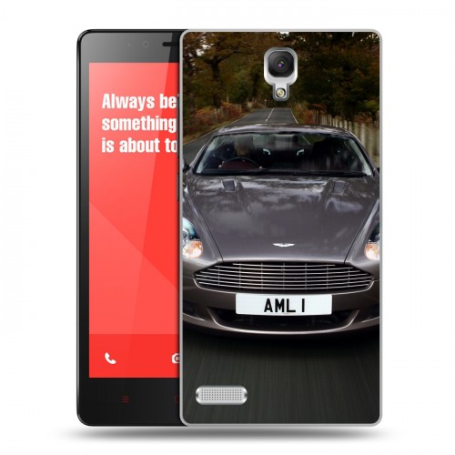 Дизайнерский силиконовый чехол для Xiaomi RedMi Note Aston Martin