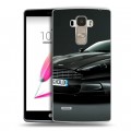 Дизайнерский пластиковый чехол для LG G4 Stylus Aston Martin