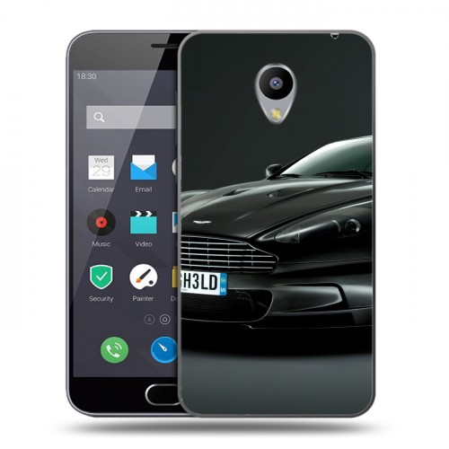 Дизайнерский пластиковый чехол для Meizu M2 Note Aston Martin