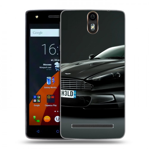 Дизайнерский силиконовый чехол для Wileyfox Storm Aston Martin