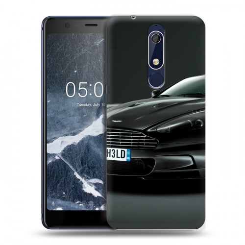 Дизайнерский пластиковый чехол для Nokia 5.1 Aston Martin