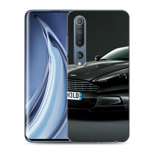 Дизайнерский силиконовый с усиленными углами чехол для Xiaomi Mi 10 Aston Martin