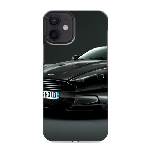 Дизайнерский силиконовый с усиленными углами чехол для Iphone 12 Mini Aston Martin