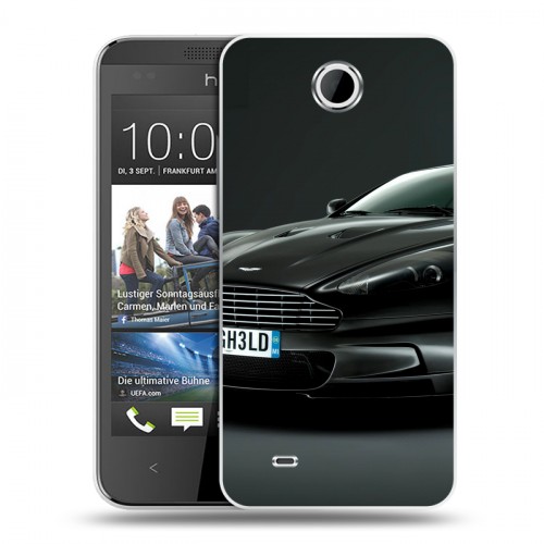 Дизайнерский пластиковый чехол для HTC Desire 300 Aston Martin