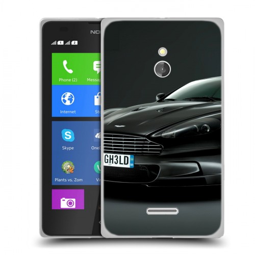 Дизайнерский силиконовый чехол для Nokia XL Aston Martin