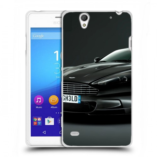 Дизайнерский пластиковый чехол для Sony Xperia C4 Aston Martin