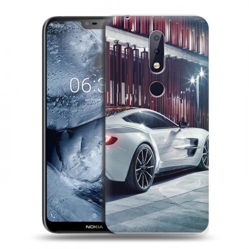 Дизайнерский пластиковый чехол для Nokia 6.1 Plus Aston Martin