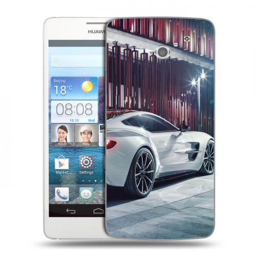 Дизайнерский пластиковый чехол для Huawei Ascend D2 Aston Martin