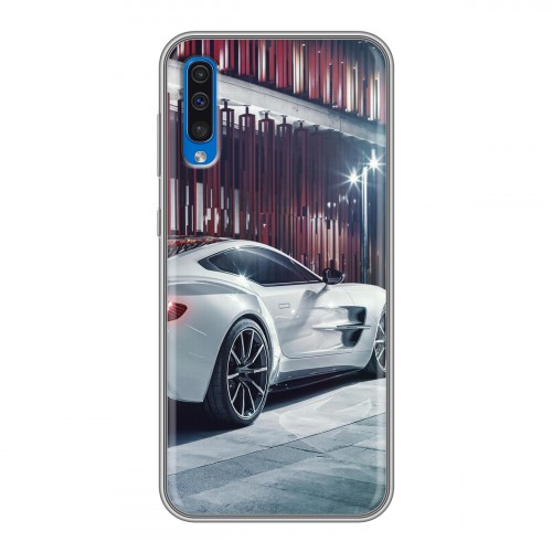 Дизайнерский силиконовый чехол для Samsung Galaxy A50 Aston Martin