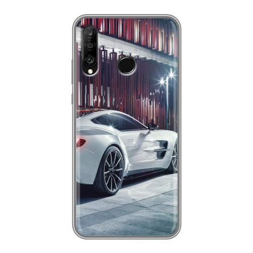 Дизайнерский силиконовый чехол для Huawei P30 Lite Aston Martin