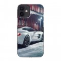 Дизайнерский силиконовый с усиленными углами чехол для Iphone 12 Mini Aston Martin