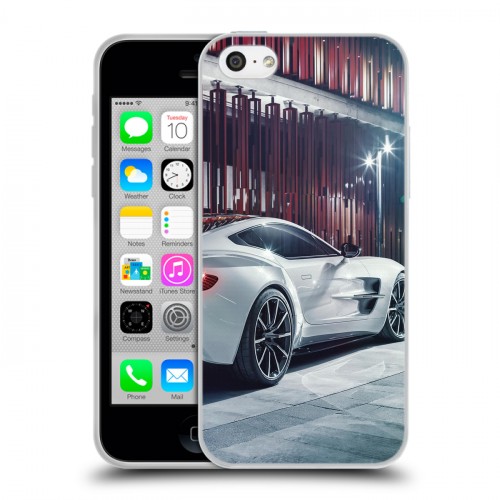 Дизайнерский пластиковый чехол для Iphone 5c Aston Martin