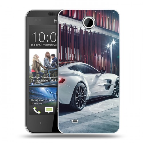 Дизайнерский пластиковый чехол для HTC Desire 300 Aston Martin