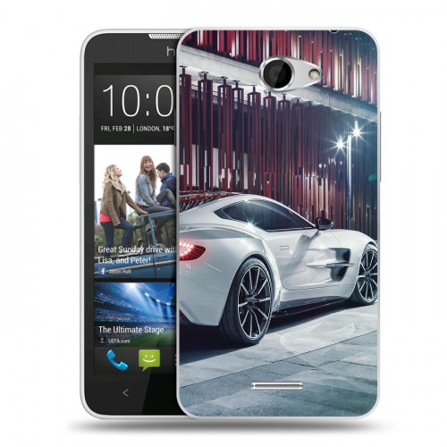 Дизайнерский пластиковый чехол для HTC Desire 516 Aston Martin