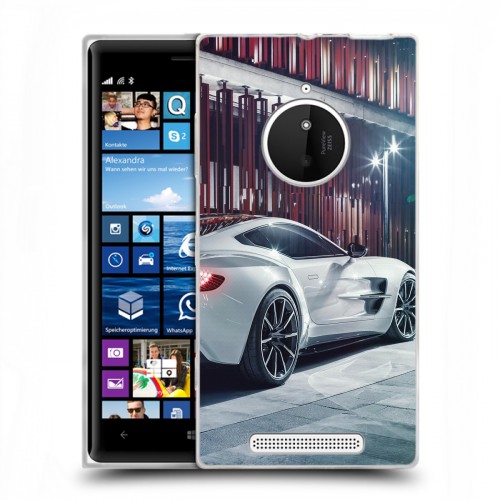 Дизайнерский пластиковый чехол для Nokia Lumia 830 Aston Martin