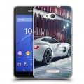 Дизайнерский пластиковый чехол для Sony Xperia E4g Aston Martin