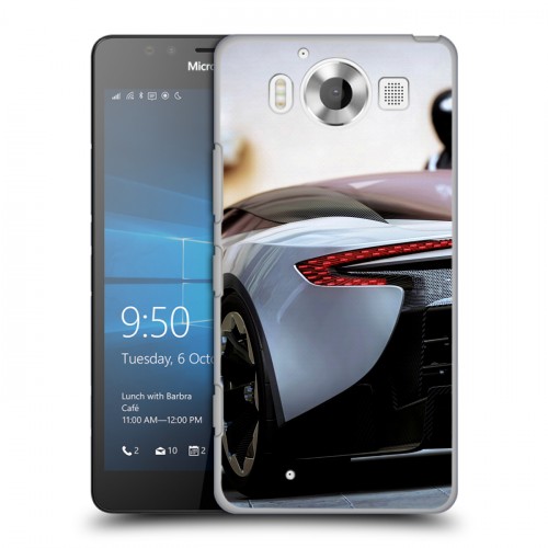 Дизайнерский пластиковый чехол для Microsoft Lumia 950 Aston Martin