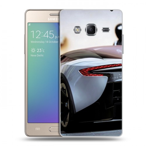 Дизайнерский пластиковый чехол для Samsung Z3 Aston Martin