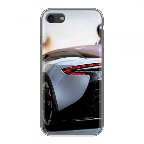 Дизайнерский силиконовый чехол для Iphone 7 Aston Martin