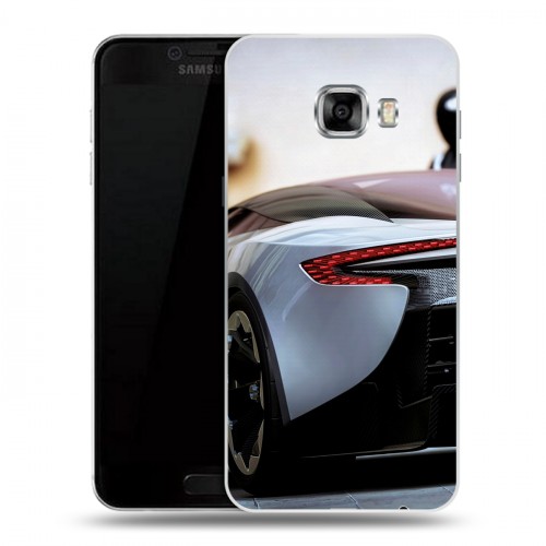 Дизайнерский пластиковый чехол для Samsung Galaxy C5 Aston Martin