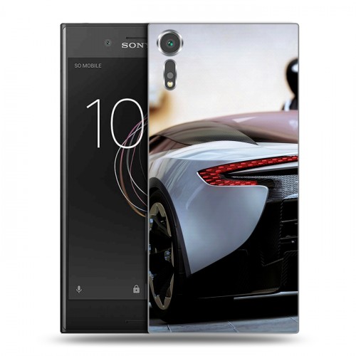 Дизайнерский пластиковый чехол для Sony Xperia XZs Aston Martin