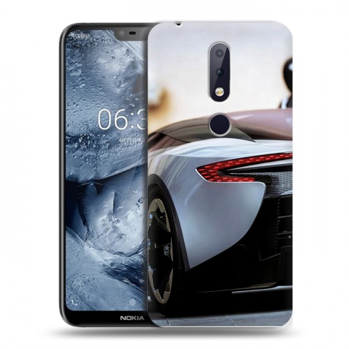 Дизайнерский пластиковый чехол для Nokia 6.1 Plus Aston Martin